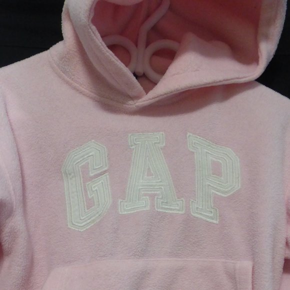 GAP, medium, 7-8, pink fleece hoodie, classic